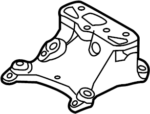 View FC3Z6N639A Turbocharger Bracket Full-Sized Product Image