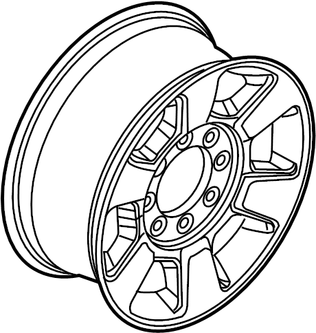 View DC3Z1007C Wheel Full-Sized Product Image