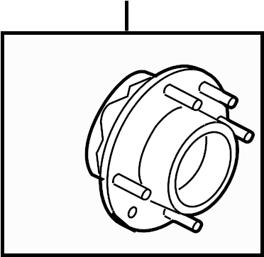 View DC3Z1104B Wheel Bearing and Hub Assembly (Front) Full-Sized Product Image