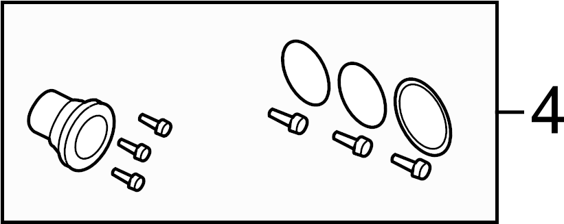 View 5C3Z1K106AB Seal kit.  Full-Sized Product Image