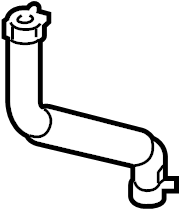 View BC3Z3691A Power Steering Reservoir Hose Full-Sized Product Image