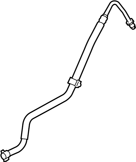 View BC3Z3A713N Power Steering Return Hose (Upper, Lower) Full-Sized Product Image