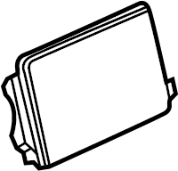 View 8C3Z2504371AA Radio Cover Full-Sized Product Image