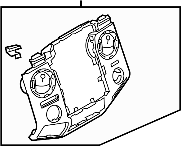 View FC3Z2504302AA Instrument Panel Trim Panel (Front, Lower) Full-Sized Product Image
