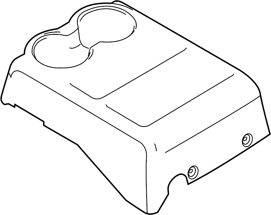 View BC3Z25045A36AA Console Cup Holder Full-Sized Product Image