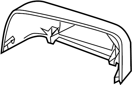 View 7C3Z17D742A Door Mirror Cover Full-Sized Product Image
