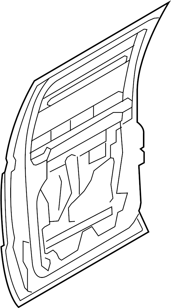 View 9C3Z2624630C Door Shell (Rear) Full-Sized Product Image