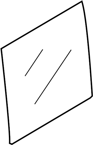 View BC3Z2542006C Back Glass Full-Sized Product Image