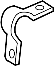 View 7C3Z5486B Suspension Stabilizer Bar Bracket Full-Sized Product Image
