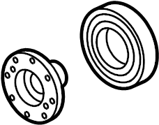 View BC3Z4851A Drive Shaft Pinion Yoke Full-Sized Product Image