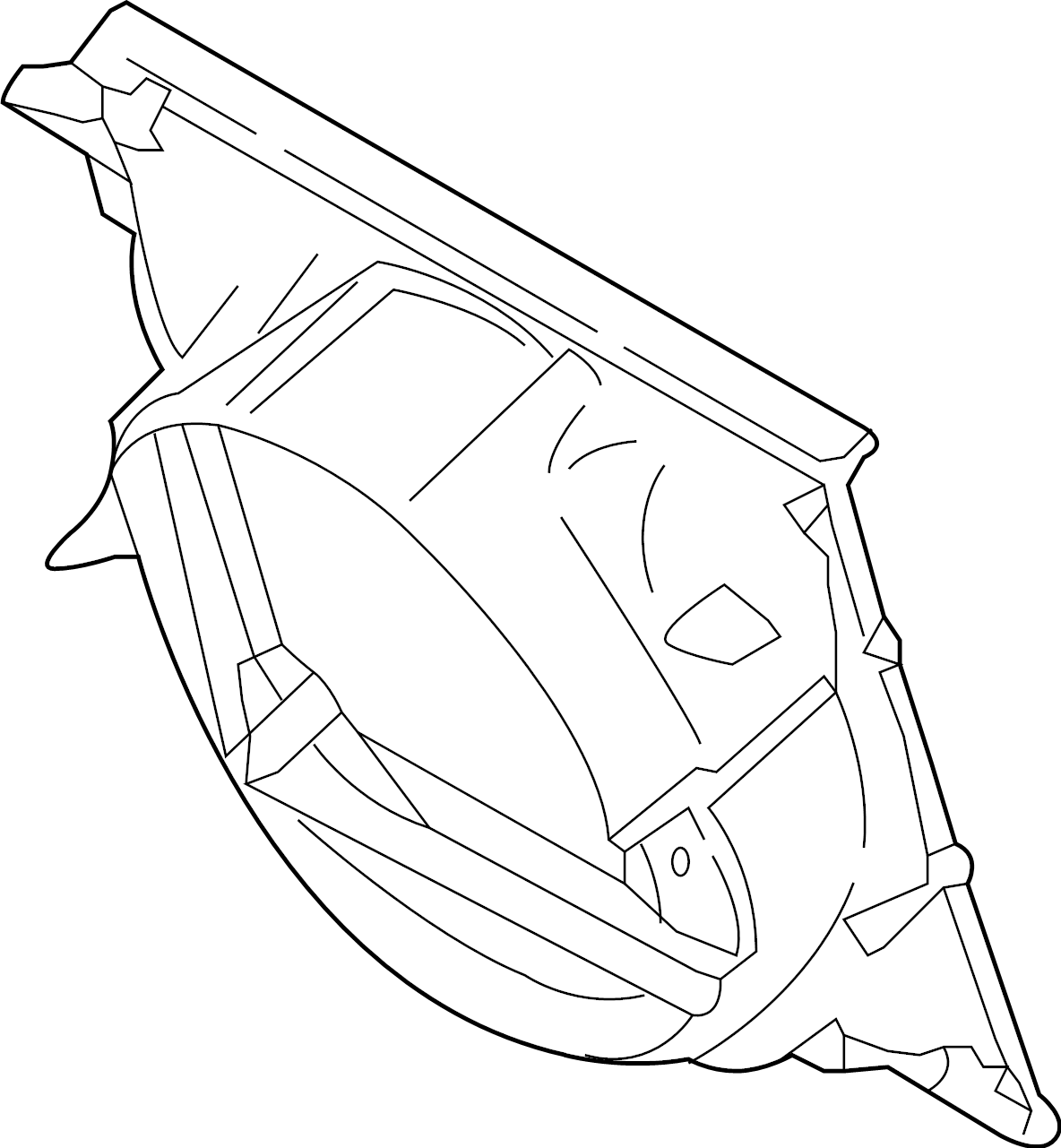 View HC3Z8146D Engine Cooling Fan Shroud (Upper) Full-Sized Product Image