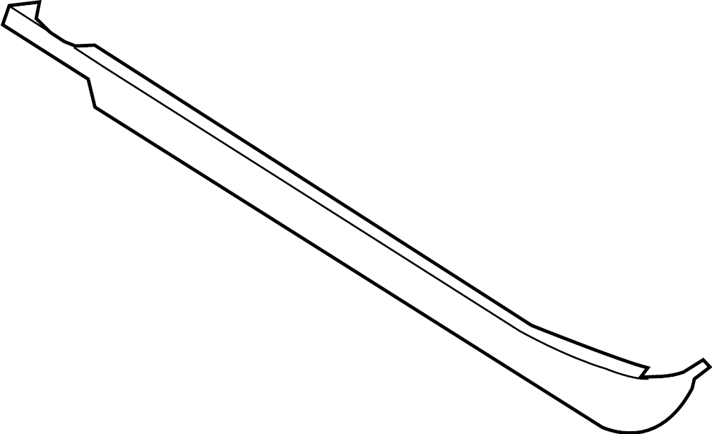 View FL3Z1825596A Door Belt Molding (Upper) Full-Sized Product Image
