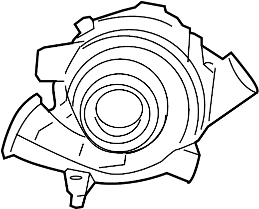 View 5C3Z6K682CCRM Turbocharger Full-Sized Product Image