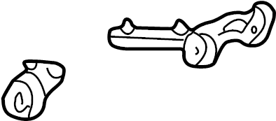 View F81Z5A246AA BRACKET. Shield. Heat. Exhaust.  Full-Sized Product Image