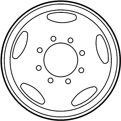 View 6C3Z1007C Wheel Full-Sized Product Image