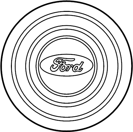 View 5C3Z1130JB Wheel Cap Full-Sized Product Image