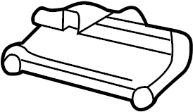 View YC3Z25513A31A Roof Side Rail (Front) Full-Sized Product Image