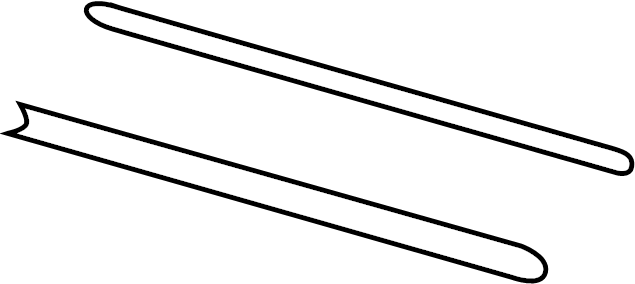 View F81Z25513B02AA Retainer. Weatherstrip. Roof Panel Bracket. SunRoof Seal Clip.  Full-Sized Product Image