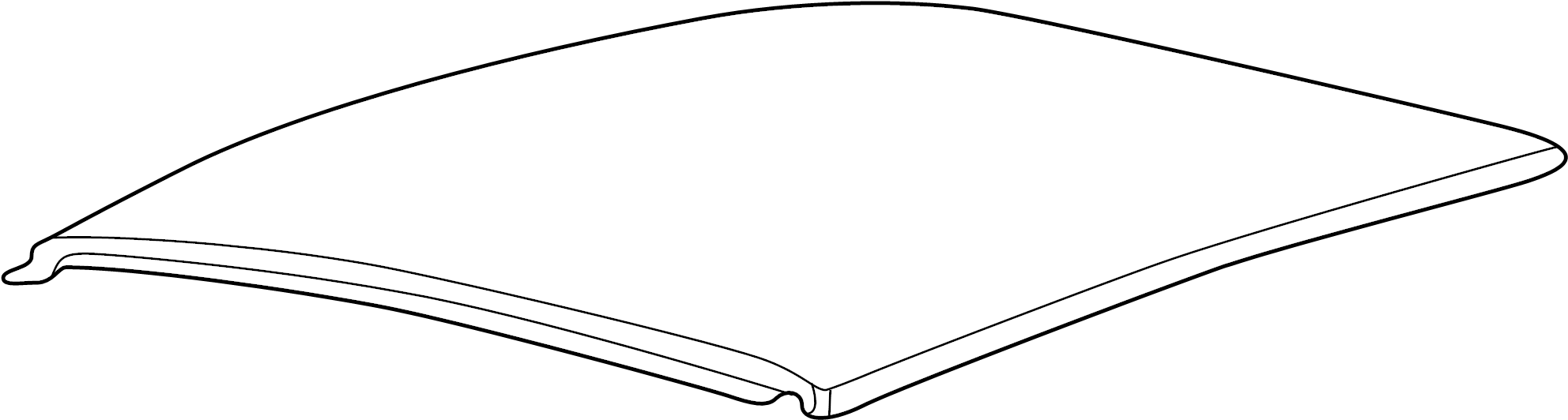 View 7C3Z2850202A Roof Panel Full-Sized Product Image