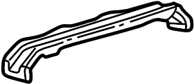 View 8C3Z2510608A Floor Pan Crossmember (Front, Rear) Full-Sized Product Image