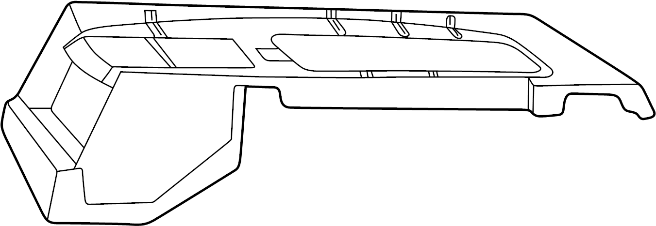 View 2C3Z36043B62AAA Center Console (Lower) Full-Sized Product Image