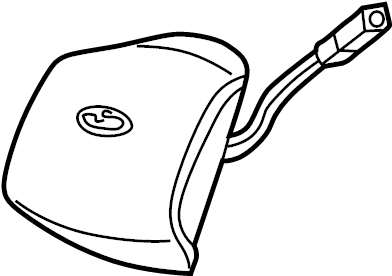 View 2L3Z15043B13AAA Steering Wheel Air Bag Full-Sized Product Image