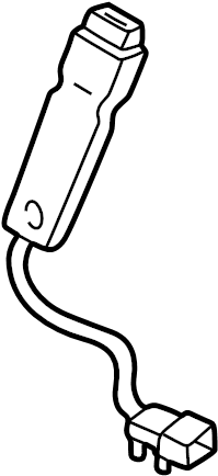 View 1L7Z7861203BAC Seat Belt Receptacle Full-Sized Product Image