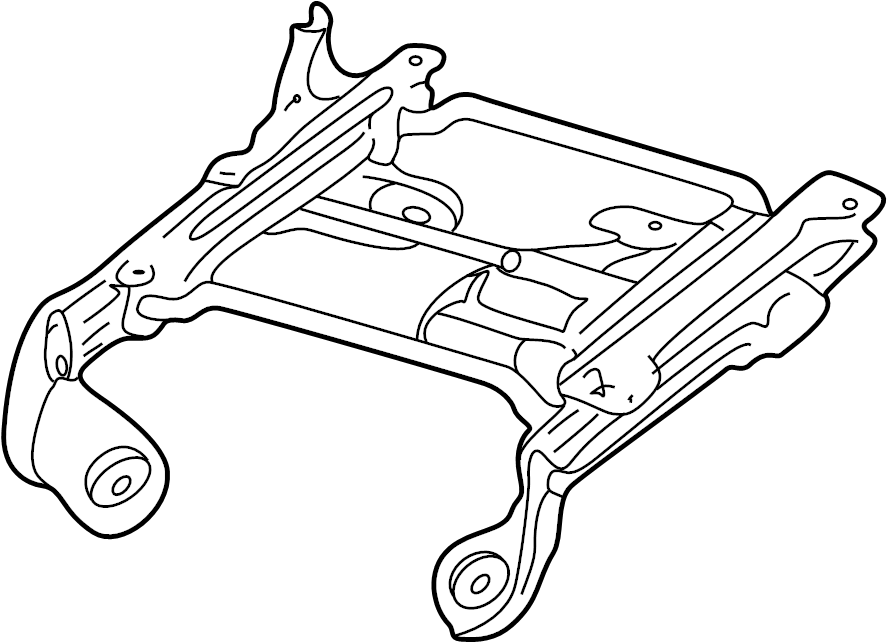 View 1C3Z2861711AA Seat Track Full-Sized Product Image