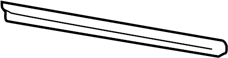View 1C3Z28253A24A Door Seal (Rear, Lower) Full-Sized Product Image