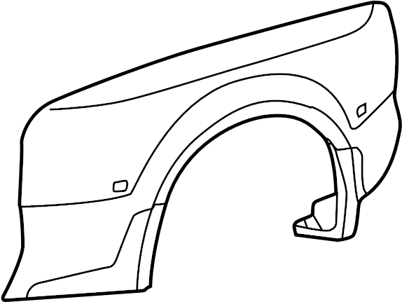 View XC3Z16312AG Fender (Rear) Full-Sized Product Image