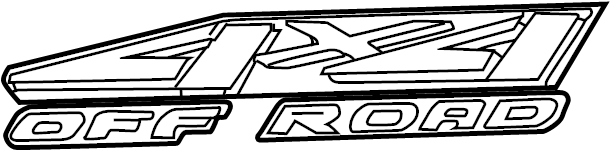 View F81Z9925622AAB Truck Bed Decal Full-Sized Product Image