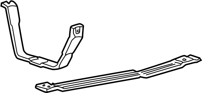 View F81Z9054FA Fuel Tank Strap Full-Sized Product Image