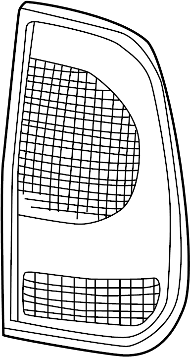 View F85Z13405CA Tail Light Assembly (Rear) Full-Sized Product Image