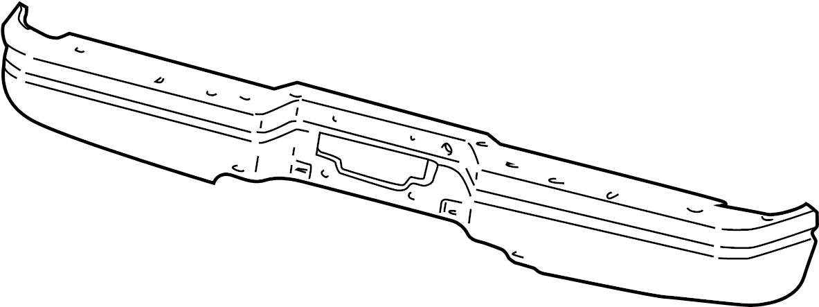 View YC3Z17906GA Bumper Face Bar Full-Sized Product Image