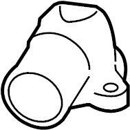 View 1W7Z8592AB Engine Coolant Thermostat Housing (Upper) Full-Sized Product Image