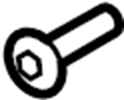 View N811471S100 Screw. Latch. Bolt. (Front) Full-Sized Product Image
