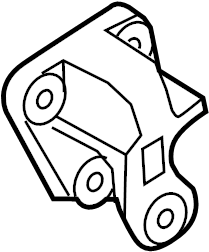 View BB5Z6E042C Bracket. Mount. Engine. Support Rod.  Full-Sized Product Image