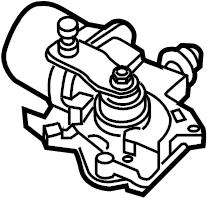 View BB5Z17508A Windshield Wiper Motor (Front) Full-Sized Product Image