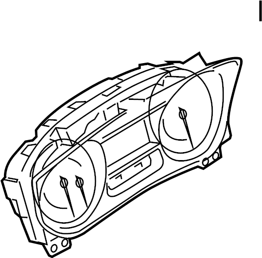 View EB5Z10849CA Instrument Cluster.  Full-Sized Product Image
