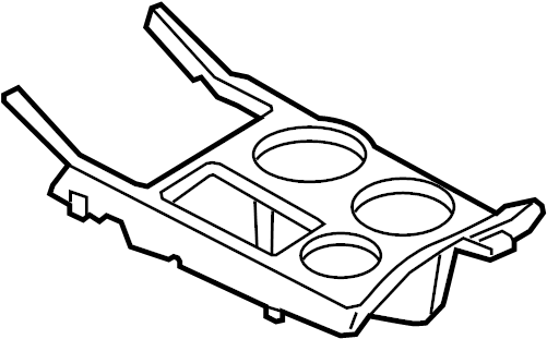View DB5Z78045A76CB Automatic Transmission Shift Cover Plate Full-Sized Product Image
