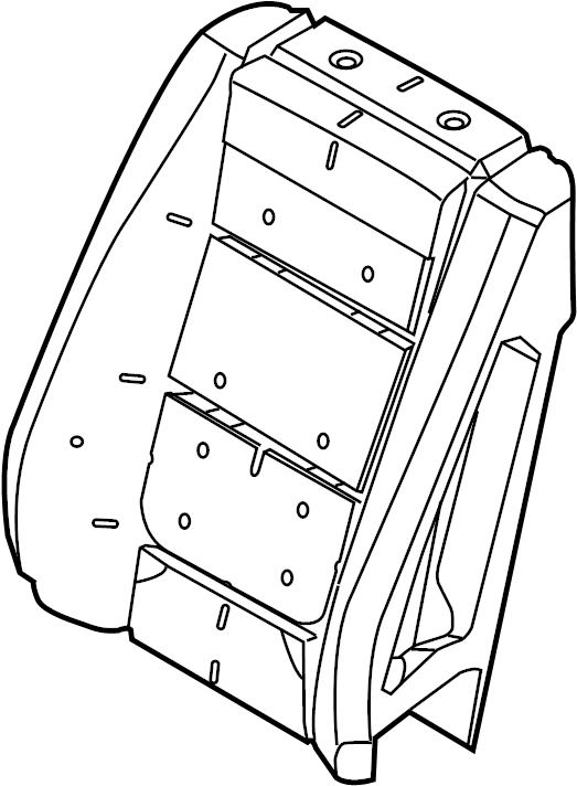 View DB5Z7864811P Seat Back Cushion Full-Sized Product Image