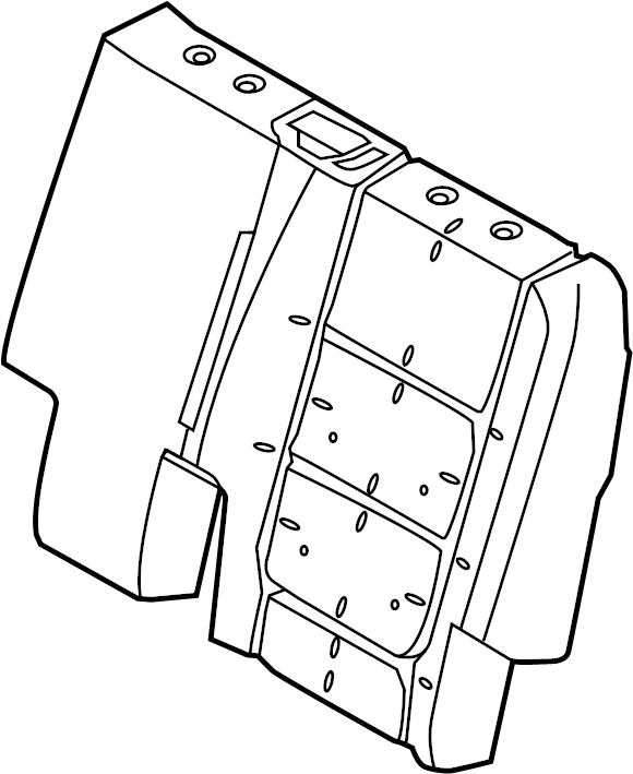 View BB5Z7866801E Seat Back Cushion (Rear, Upper) Full-Sized Product Image