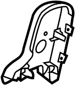 View BB5Z7861349AB Seat Latch Cover Full-Sized Product Image