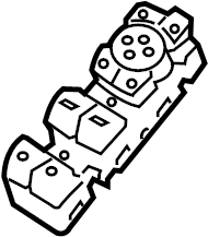 View BB5Z14529CA Door Window Switch Full-Sized Product Image