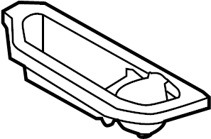 View BB5Z7813560AB Interior Quarter Panel Cup Holder Full-Sized Product Image