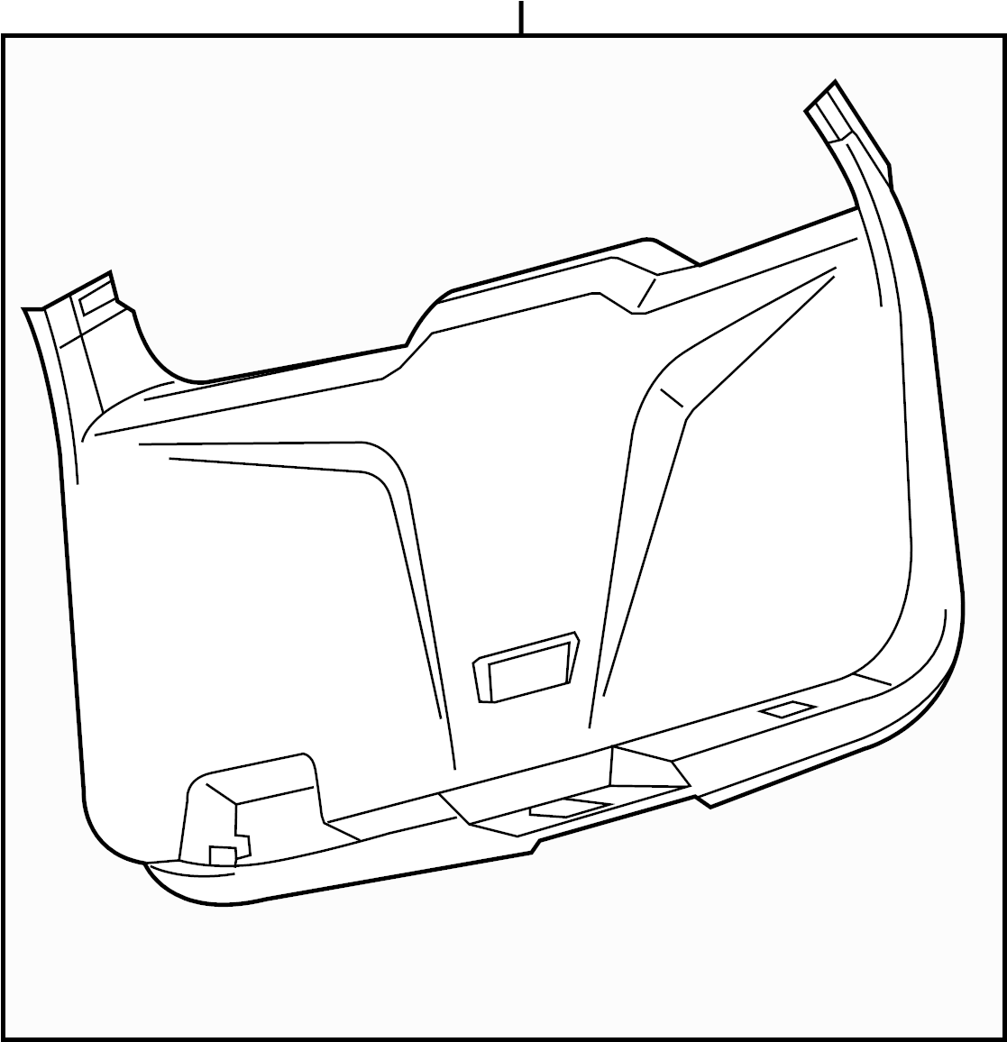 View BB5Z7846404AA Liftgate Trim Cover (Lower) Full-Sized Product Image