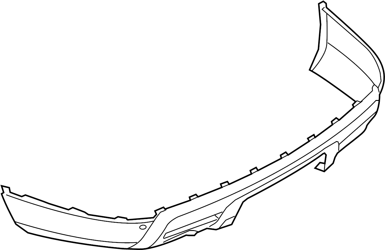 View BB5Z17F828AA Bumper Cover (Lower) Full-Sized Product Image