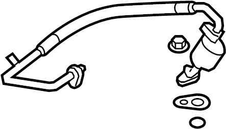 View GB5Z19972C A/C Refrigerant Discharge Hose Full-Sized Product Image