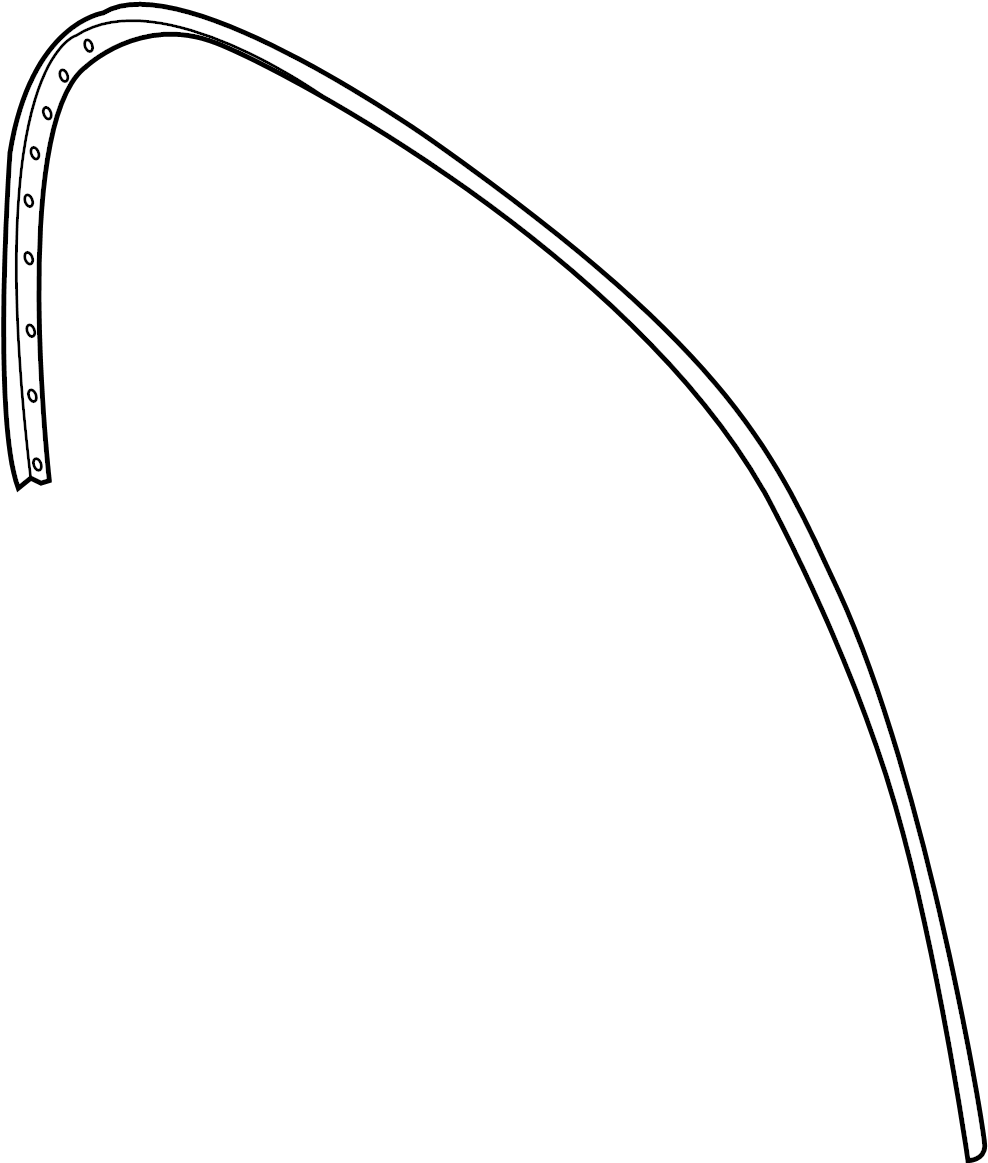 View FB5Z16B990A Hood Seal Full-Sized Product Image