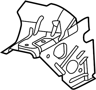View BB5Z16D118A Fender Apron Reinforcement (Front, Upper) Full-Sized Product Image